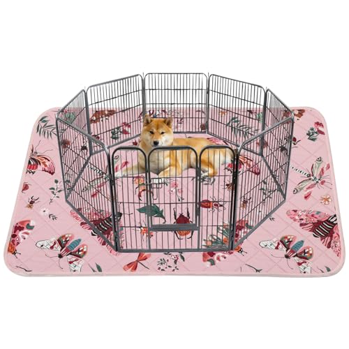 Washable Pee Pads for Dogs (Pink / 48x48 inch - 1pc)