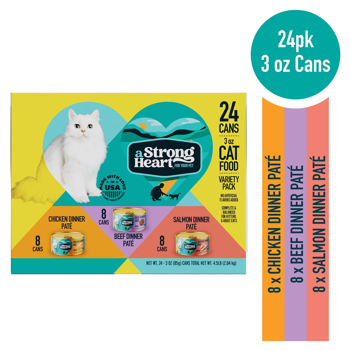 A Strong Heart Chicken (3 Ounce (Pack of 24))