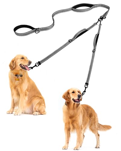Double Dog Leash (Grey)