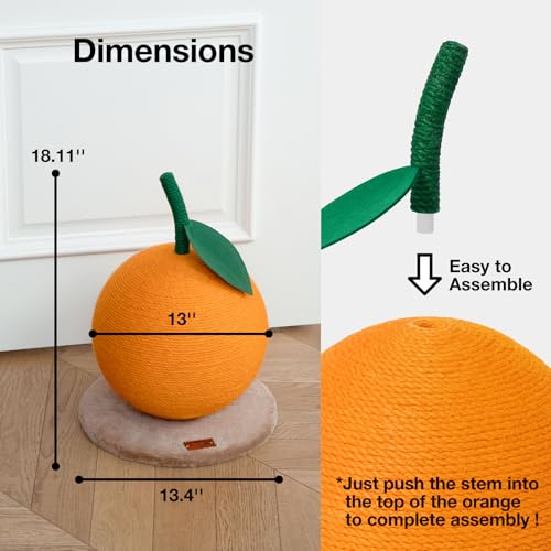 Orange Cat Scratching Post (Orange Scratching Post)