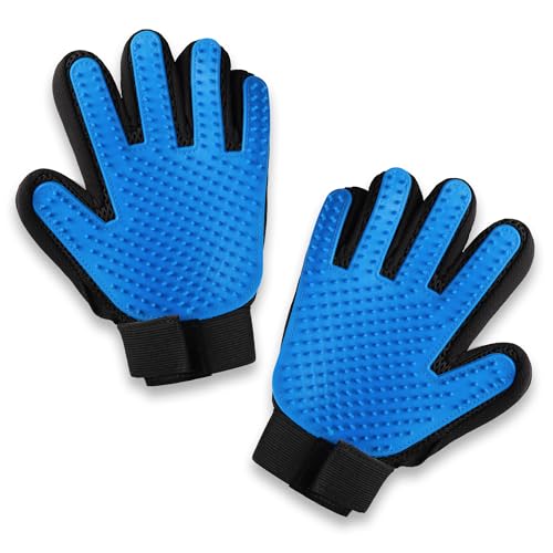 Dog Grooming Gloves Best Professional Deshedding