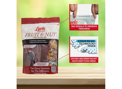 Fruit and Nut Wild Bird Seed for Outside Feeders (5 Pound (Pack of 1))