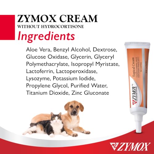 ZYMOX Veterinarian Strength Topical Cream for Dogs and Cats