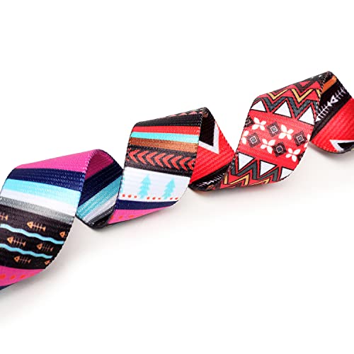 Adjustable Dog Collar (Medium / Tribal Pink)