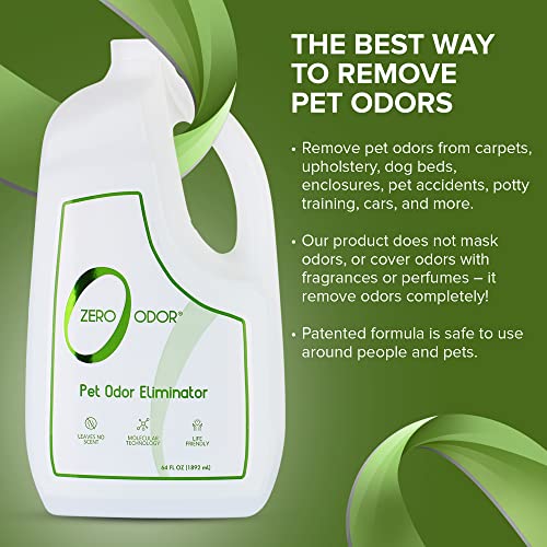 Pet Odor Eliminator Refill for Dog & Cat Urine (64 Fl Oz (Pack of 1))