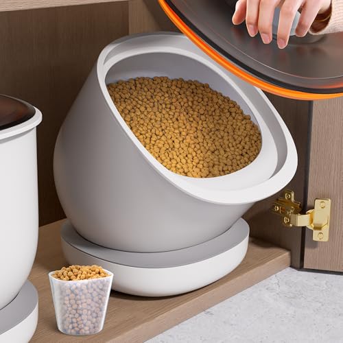 Airtight Cat Food Container for Small Dog Bird Pet Treats & Dry Food