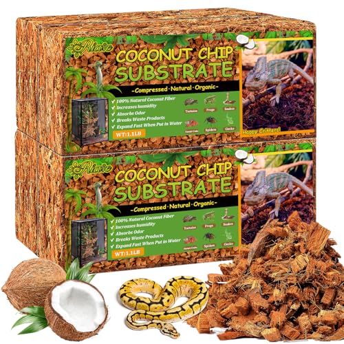 4Pack Coconut Husk Chip for Reptiles (4 pack)