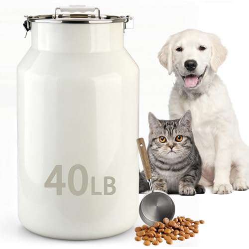 Dog Cat Food Storage Container 40 lb (38 Qt)
