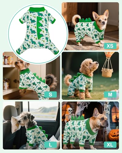 Dinosaur Costume Dog Pajamas (Large / Dinos#11)