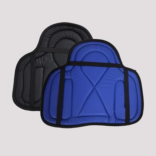 Saddle Tush Cushion Western Long Saddle Pad Horse Riding Seat Saddle Cushion Pad (50X40cm / BLUE)