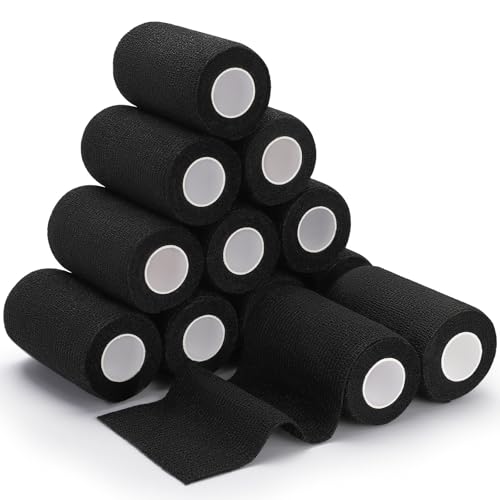 12PCS Self Adherent Bandage (Black)