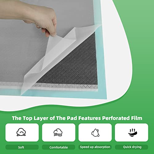 Activated Carbon Puppy Pads 30"x26" (Charcoal: 30"x26"-40 Ct)