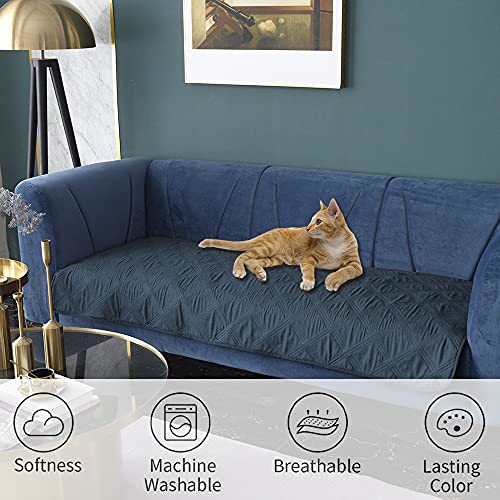 Waterproof Dog Bed Cover Pet Blanket with Anti (30x53 Inch (Pack of 1) / Navyblue)