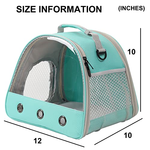 Reptile Travel Carrier Bag with Absorbent Pad Set (Green)