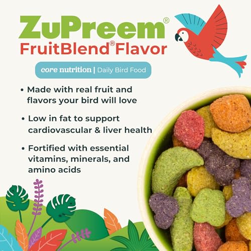 FruitBlend Macaw & Cockatoo Food (17.5 Pound (Pack of 1))