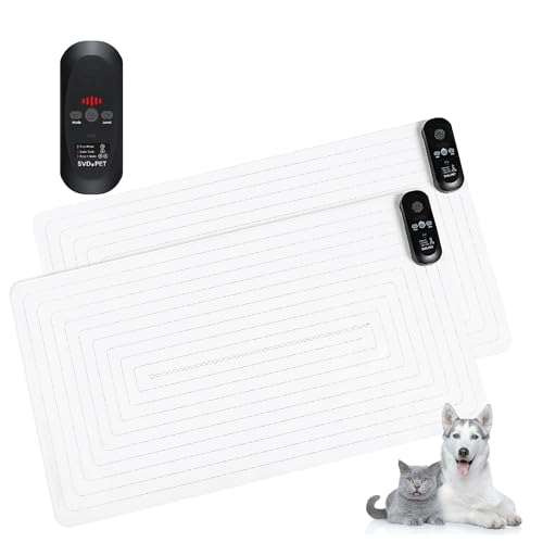 2 Pack Scat Mat for Cats (30" x 16" / Black controler)