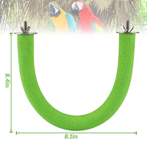 U Shaped Large Parrot Perch (X-Large / Green)
