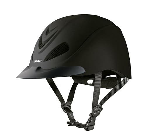 Liberty Ultralight Horse Riding Helmet (Black Duratec / Extra Large (7-3/8 - 7-3/4))
