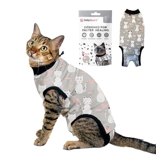 Cat Recovery Suit Female and Male (Grey / XSmall+)