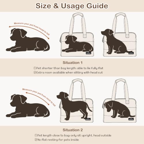 Dog Purse Carrier for Small Dogs (Black)