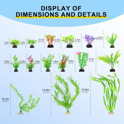 30Pcs Aquarium Plants