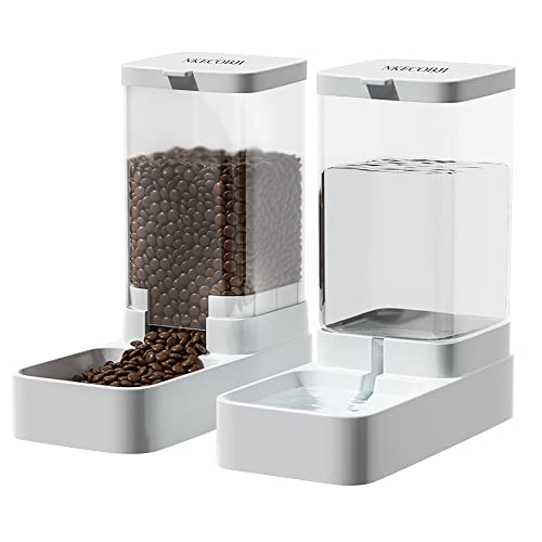 Gravity Pet Feeder and Water Dispenser Set (Water Feeder & Food Feeder)