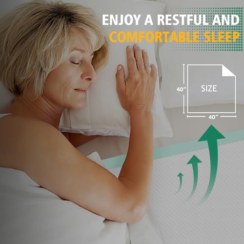 Disposable Bed Pads 40"X40" 50pcs Extra Large Pee Pads (40"x40"-50counts)