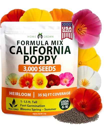 California Poppy Formula Mix 3000 Seeds Eschscholzia californica