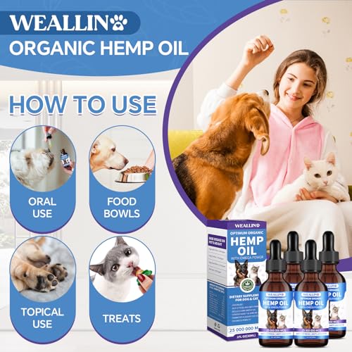 Hemp Oil for Dogs and Cats (4PC)