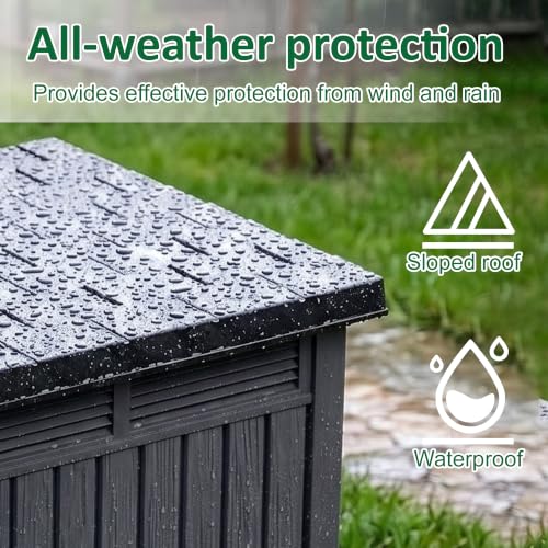 Duck Coop with Hydraulic Air Rod (Classic Black / 32.2"L x 25.1"W x 24.1"H)