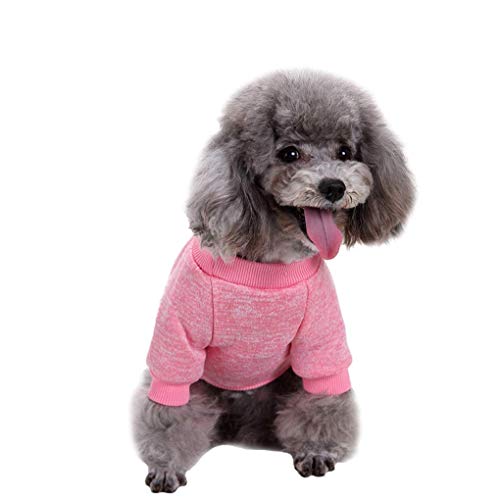 Dog Sweaters for Small Dogs (Pink / Medium)