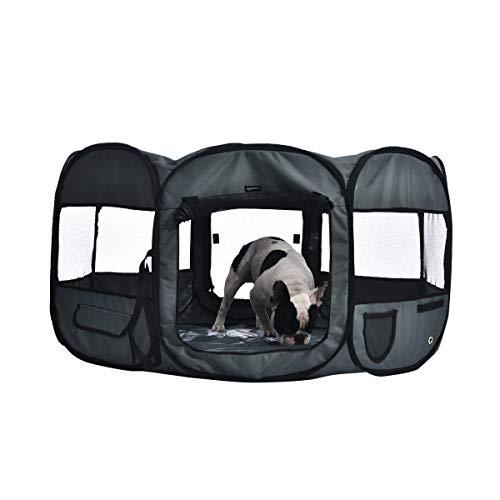 AmazonBasics Foldable Octagonal Indoor (Grey / 45")