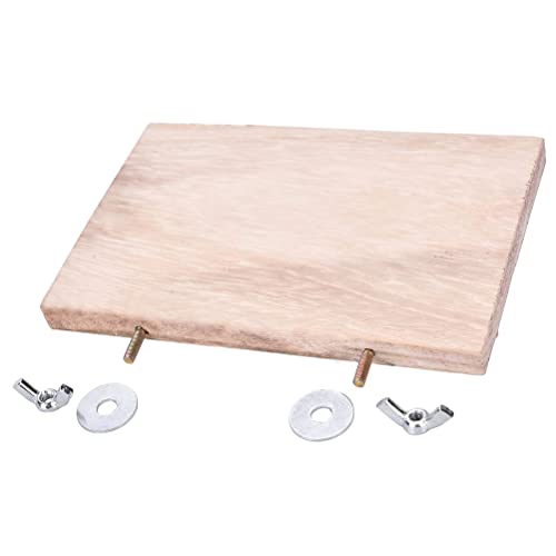 3Pcs Pet Parrot Bird Cage Perches Square Wooden Stand Platform Budgie Toys Bird Tree Perches for Parakeets (3Pcs)