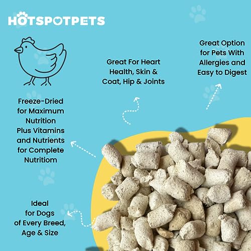 Freeze Dried Raw Chicken Meal Toppers for Dogs