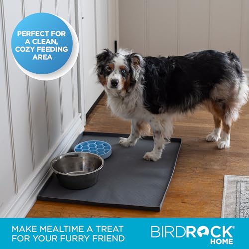 Extra Large Dog Mat for Food and Water Bowls