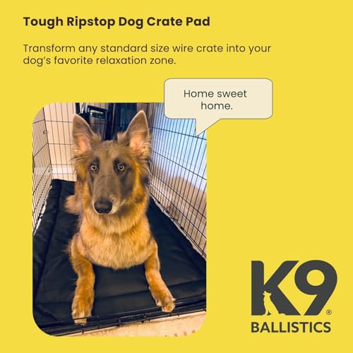 Tough Ripstop Dog Crate Pad (Small (29" L x 18" W) / Blue Quartz)