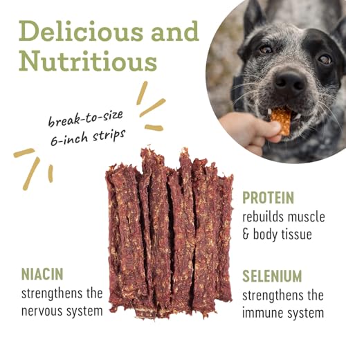 Boars Strips Premium Natural Boar Jerky for Dogs (4.5 Ounce (Pack of 1))