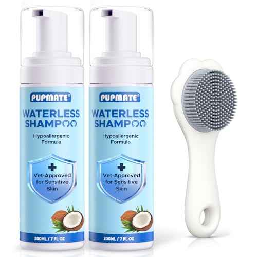 Cat Waterless Shampoo with Brush