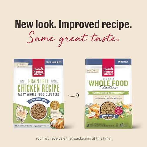 Whole Food Clusters Small Breed Grain Free Chicken Dry Dog Food (4 Pound (Pack of 1))