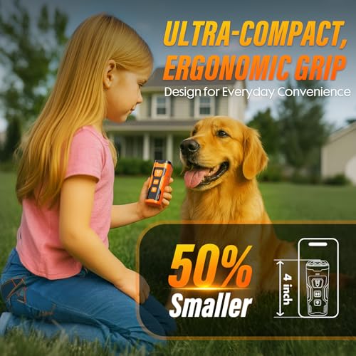 Dog Bark Deterrent Device (Orange)