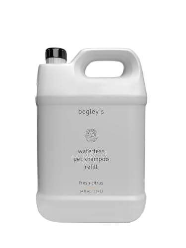Begley’s No Rinse Waterless Pet Shampoo (64 Fl Oz (Pack of 1) / Citrus)