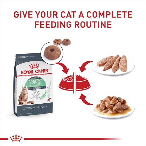 Feline Care Nutrition Digestive Care Adult Thin Slices in Gravy and Loaf in Sauce Cat Food (3 Ounce (Pack of 12) / Thin Slices in Gravy and Loaf in Sauce)