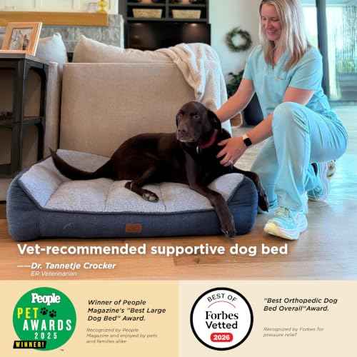 SupportMax® Extra Thick Orthopedic XL Dog Beds Large Sized Dog (Dark Green / 42"l X 30"w X 9.5"th)