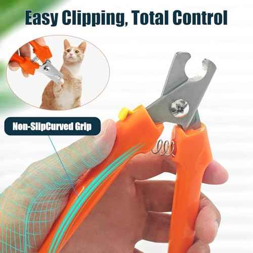 Dog Nail Trimmers 2 (Orange-2pcs)