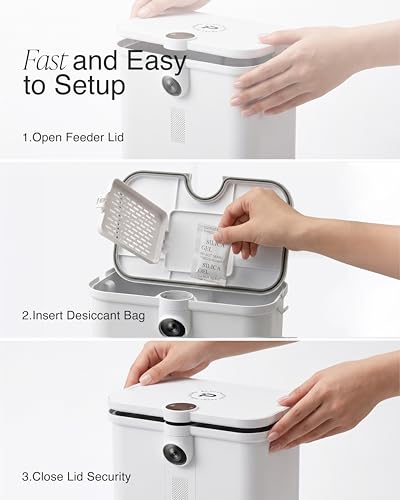 Pet Food Desiccant Bag for Automatic Cat Dog Feeder (6 Packs-Desiccant Bag)