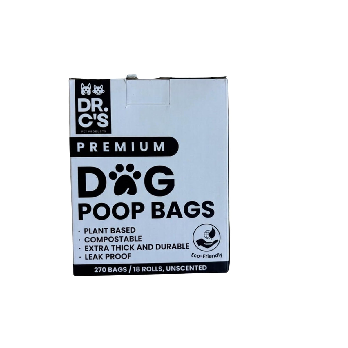 100% Certified Compostable Dog Poop Bags (270 Bags)