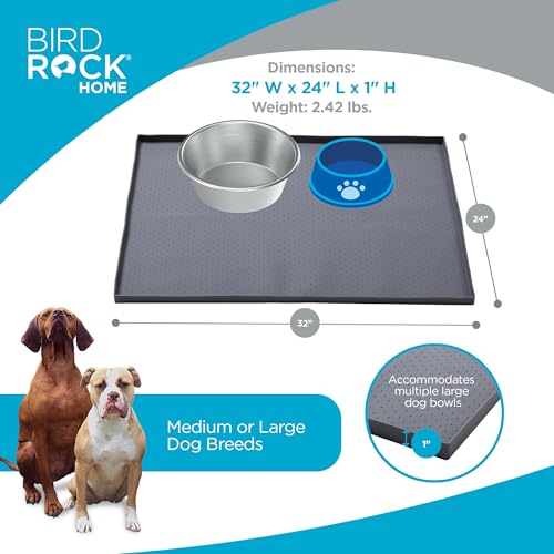 Extra Large Dog Mat for Food and Water Bowls