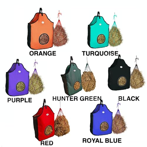 1200 D Hay Feeder Tote Bag for Horses (Hunter Green)