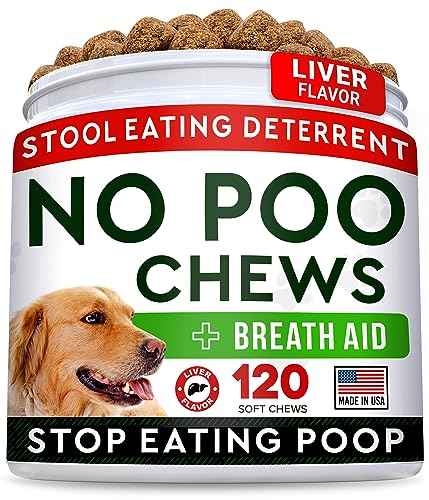 No Poo Chews for Dogs (120Ct No Poo Probiotics Chews)
