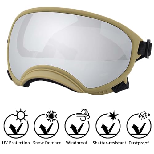 Medium Dog Sunglasses with Adjustable Strap UV Protection